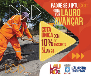 Contribuintes de Lauro de Freitas têm até o dia 31 de janeiro para pagar o IPTU com desconto