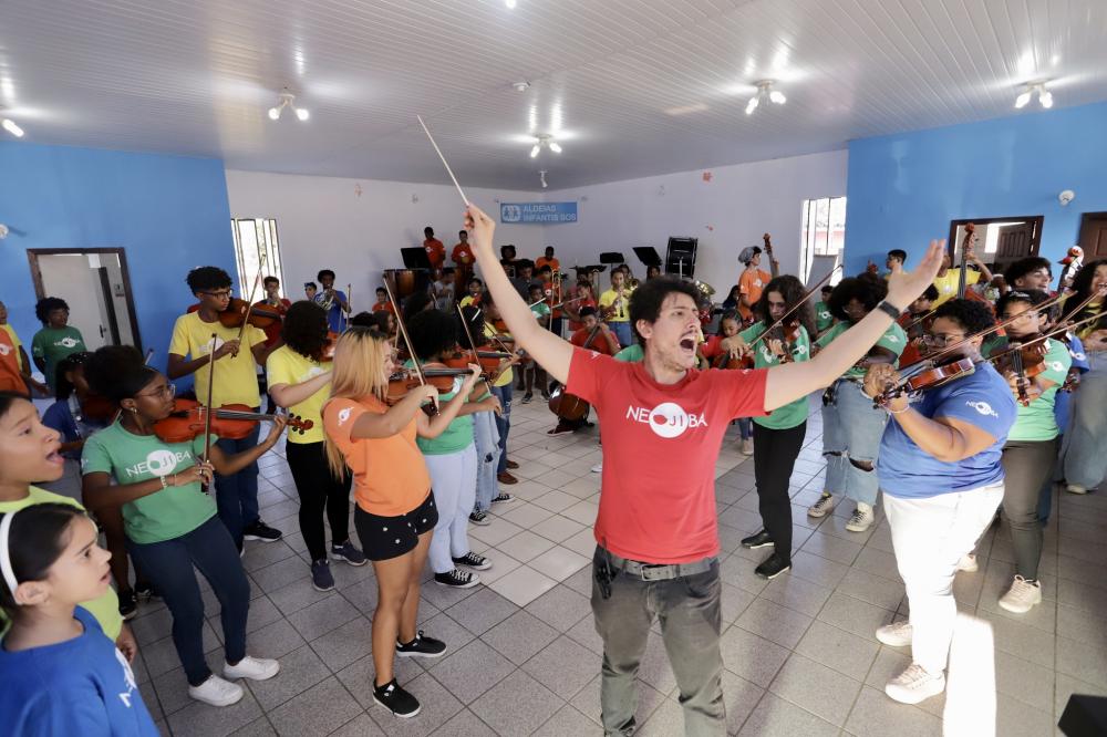 Neojibá e Prefeitura promovem intercâmbio inédito entre os núcleos de Lauro de Freitas e Mata Escura