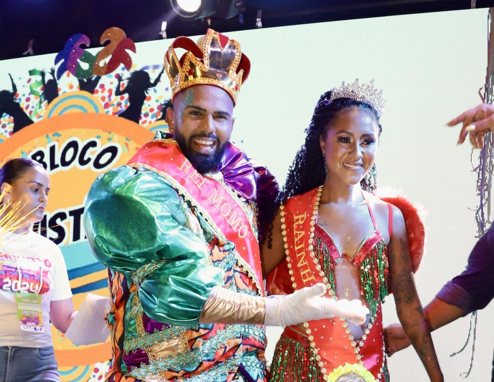 Concurso elege Rainha e Rei Momo do Carnaval 2024 de Lauro de Freitas