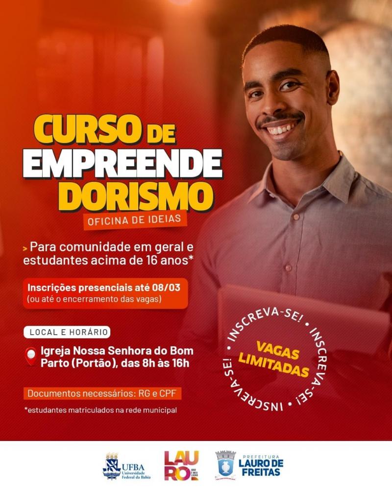 Educação de Lauro de Freitas abre inscrições para curso de empreendedorismo em parceria com UFBA; saiba como se inscrever