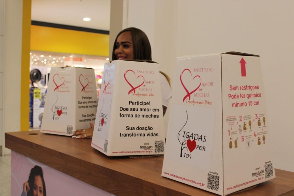Outubro Rosa: Parque Shopping Bahia recebe campanha de doação de cabelos e espaço saúde para mulheres