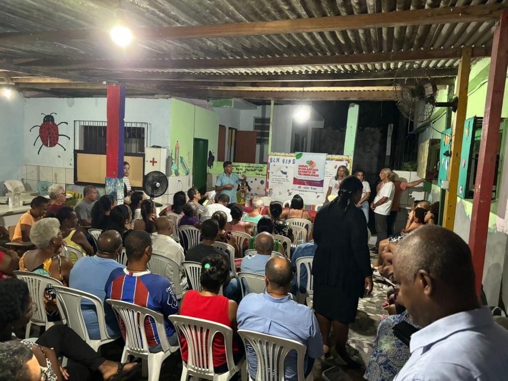 Encontro sobre regularização fundiária reúne moradores do Jardim Jaraguá, em Itinga