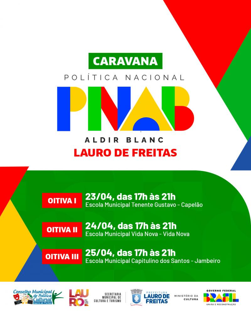 Prefeitura de Lauro de Freitas abre consulta pública sobre a PNAB na próxima sexta-feira (12); oitivas começam dia 23