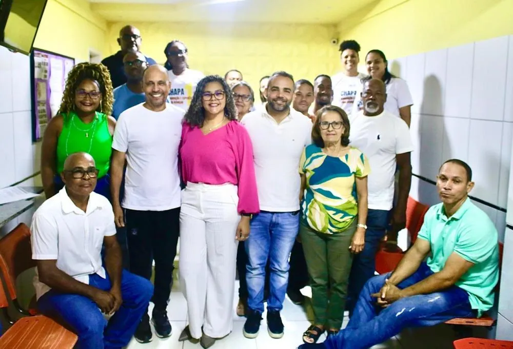 Em Lauro de Freitas, dirigentes do Sindicato dos Comerciários declaram apoio a Rosalvo 