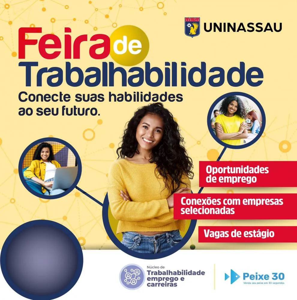 Feira de Trabalhabilidade: oportunidades de cadastro para emprego e estágio