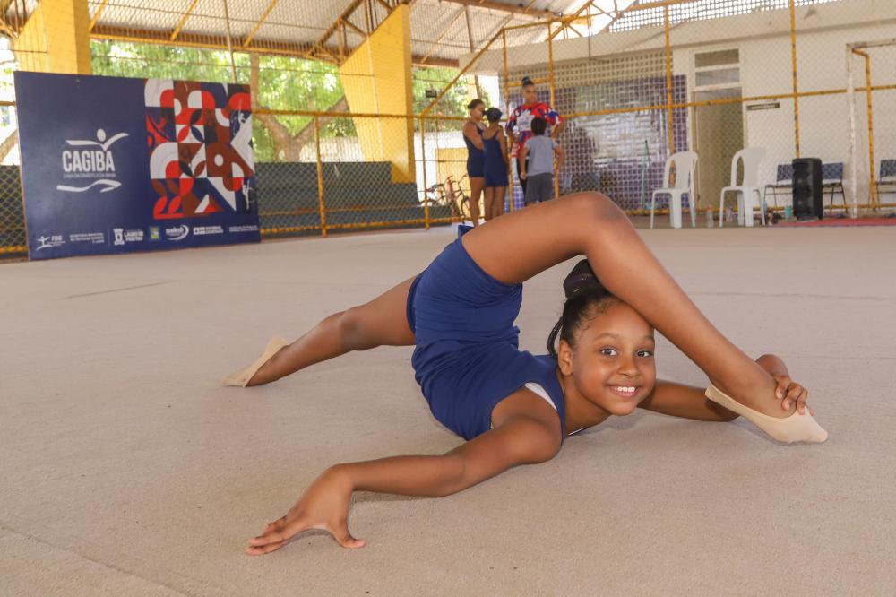 Em Lauro de Freitas, Cagiba permanece com inscrições gratuitas para aulas de ginástica rítmica 