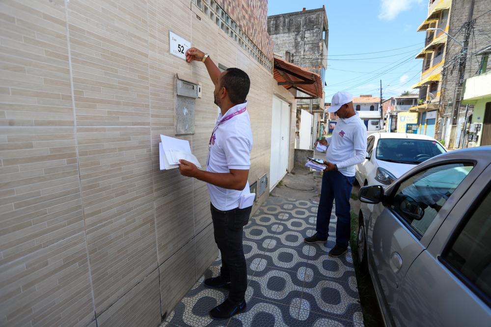 Seu Número de Porta: projeto chega na 5ª fase e beneficia moradores de Itinga, em Lauro de Freitas